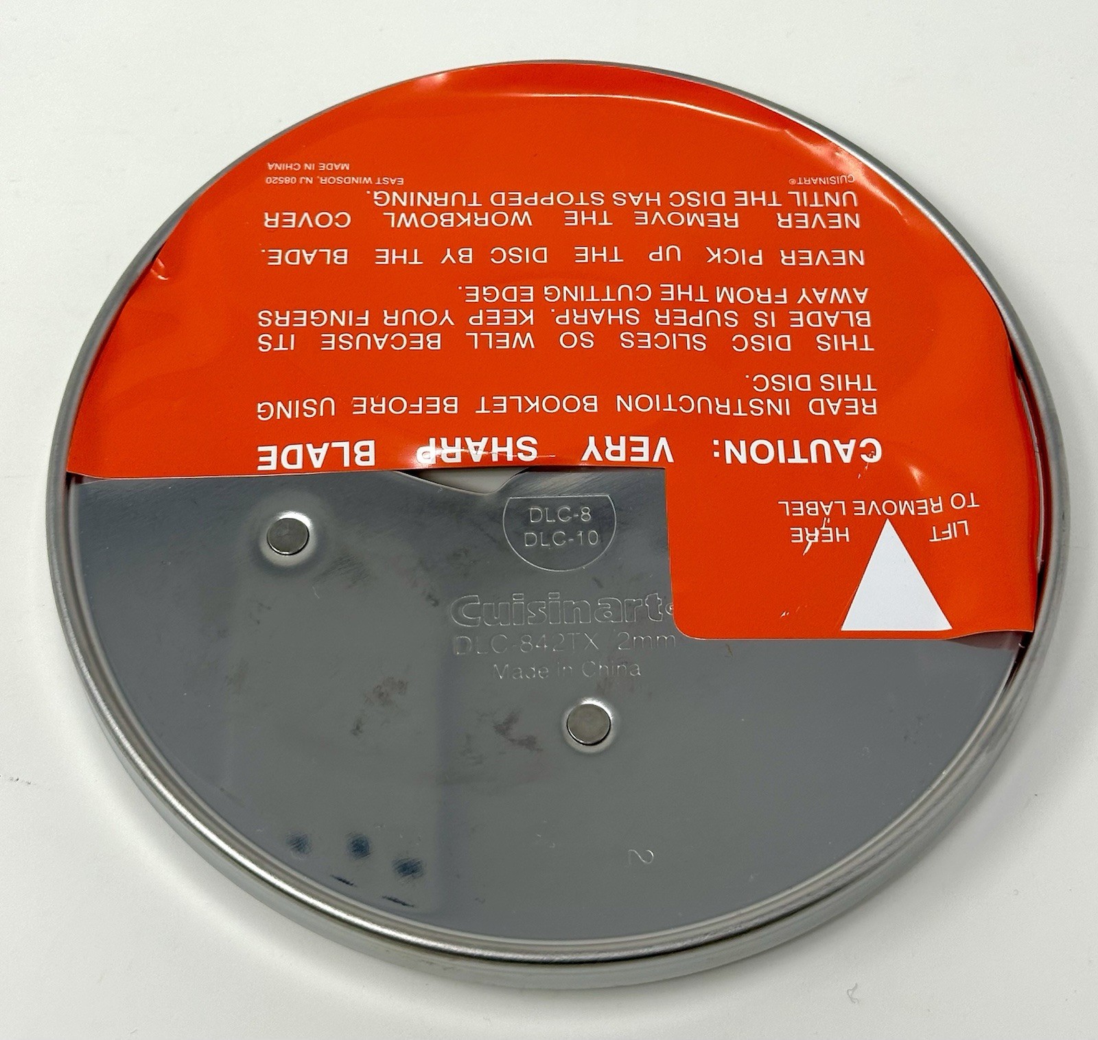 Cuisinart DLC-8 Pro Custom 11 – Shredding & Slicing Discs DLC-837 / 842 / 844 TX