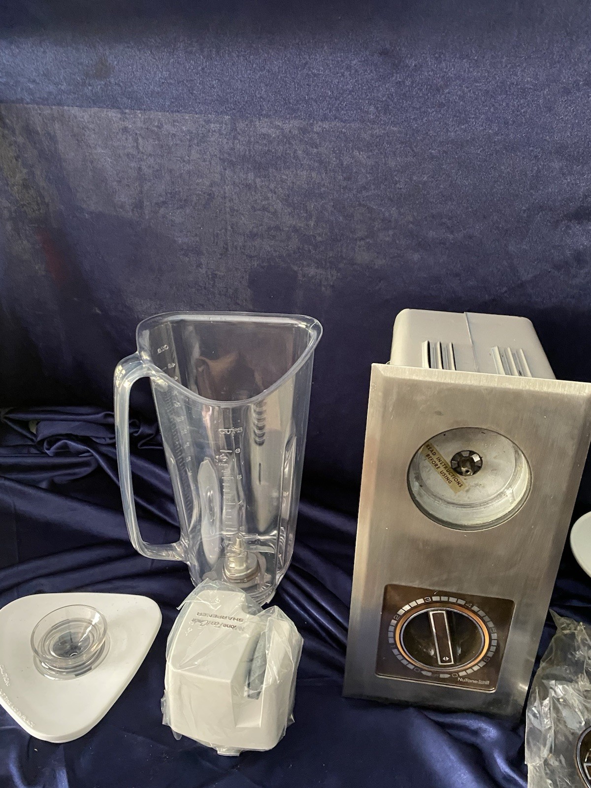 NuTone 260 Food Center Package Power Unit Mixer Blender Knife Sharpener Unused
