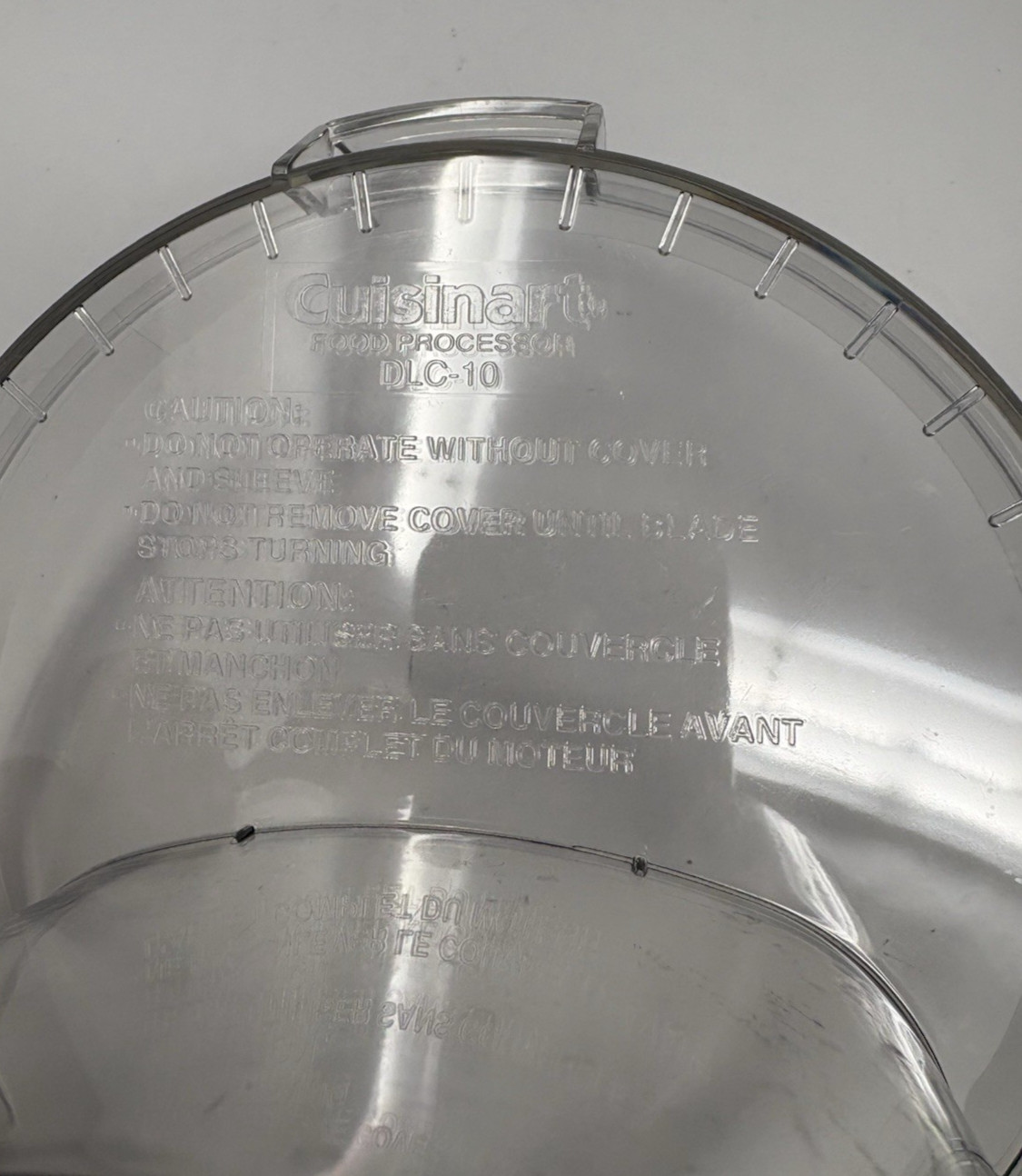 Cuisinart DLC-117BGTX Work Bowl Lid for Pro Classic Food Processor DLC-10S TX