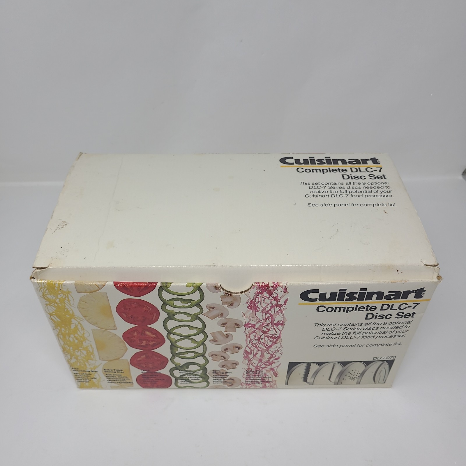 Cuisinart Complete DLC-7 Disc Set DLC-070 9 Discs Blades Made In Japan