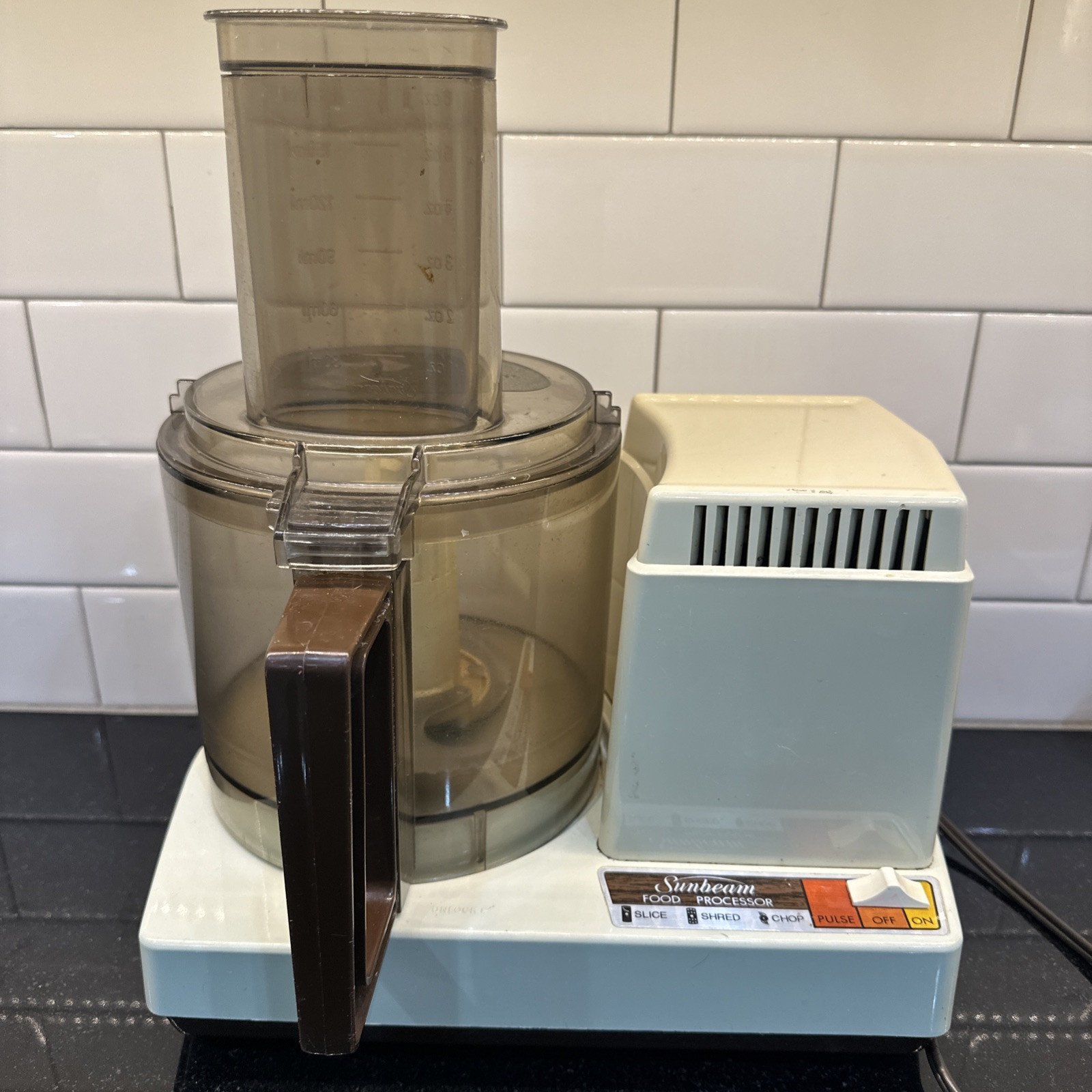 Vintage Sunbeam Mixmaster Food Processor Model 14056 14-56 – Tested – 1 Blade