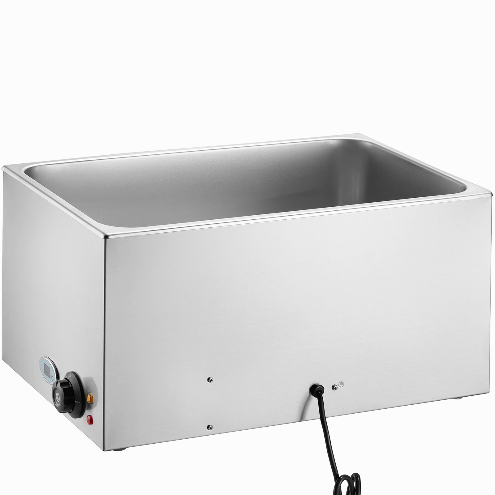 Commercial Food Warmer 19QT Bain Marie 1200W Electric Buffet Warmer Steam Table