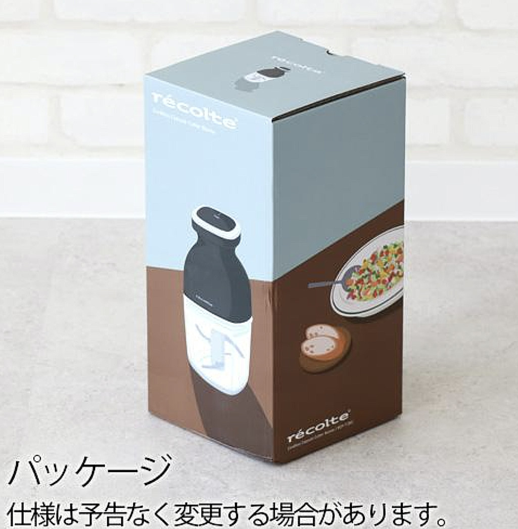 Recolte RCP-7 Cordless Food Processor Blender 500ml USB Rechargeable Ice Crush