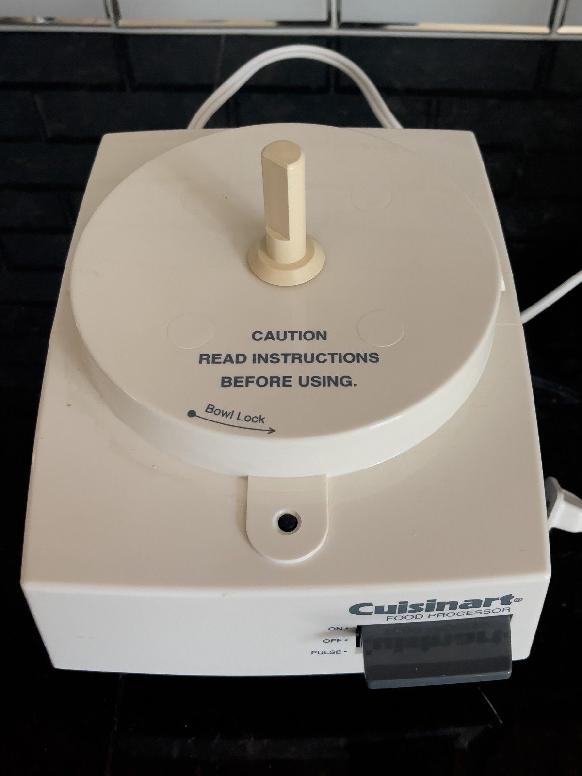 Cuisinart DLC-5 TX Type 25 Food Processor Vintage Bowl Lid Blades Tested Works
