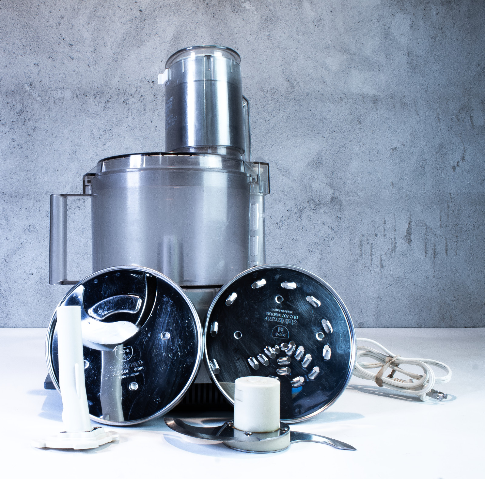 Cuisinart Pro Custom 11 Food Processor DLC-8M White Lot w/ Accessories – Works