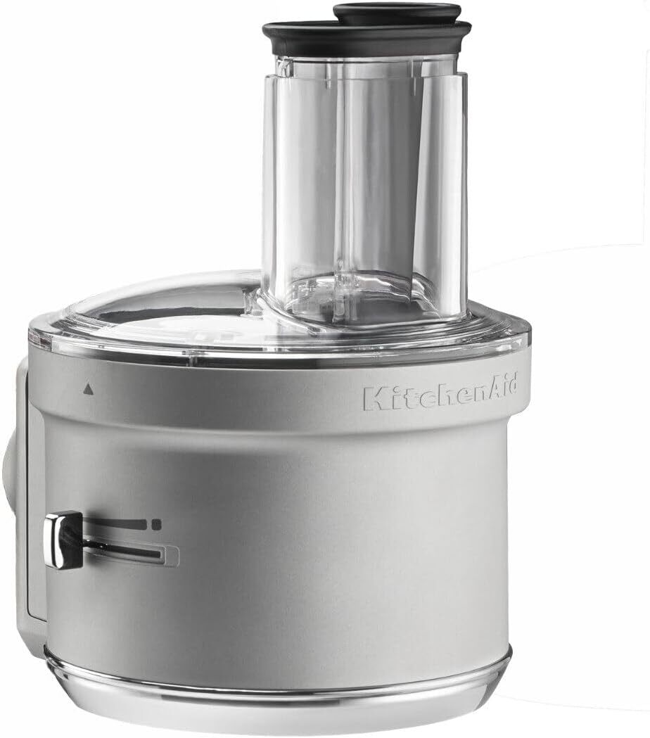 New Model KitchenAid KSM2FPA Food Processor Mixer Attachment, Dicing Kit, Silver