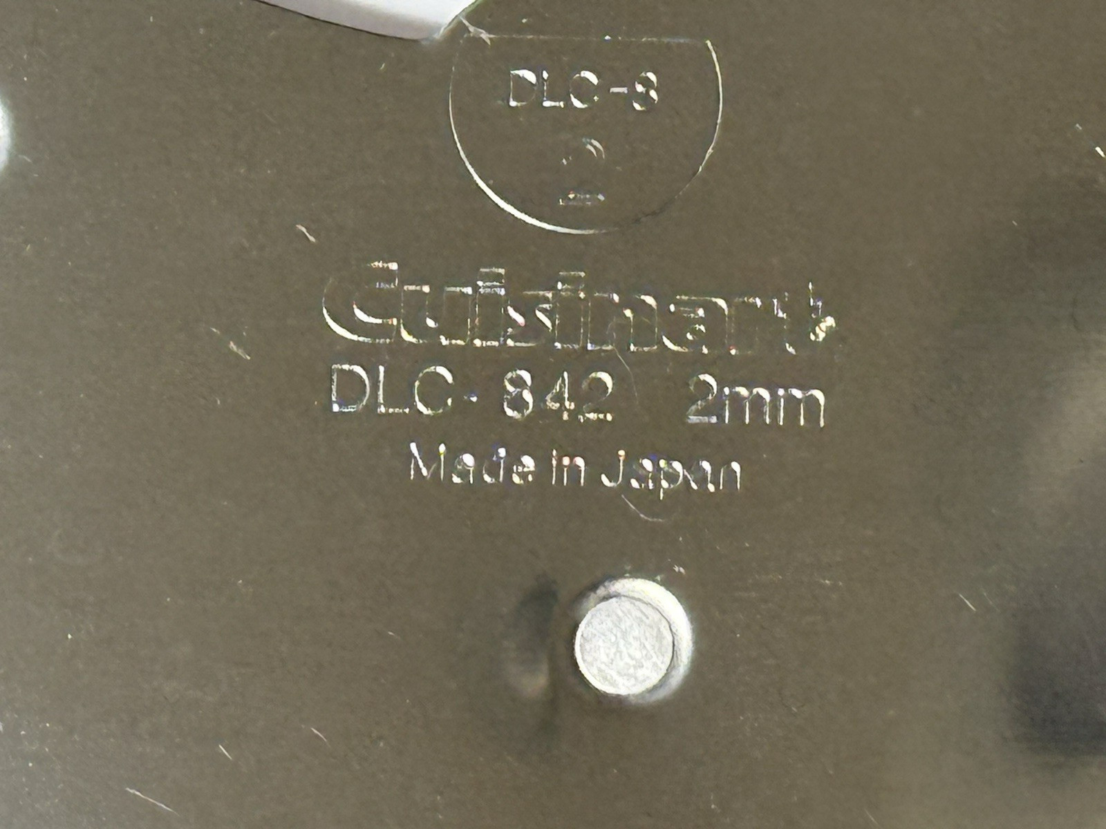Vintage Cuisinart DLC-8 (7) Disc Set & Holder Made Japan DLC-834 837 836