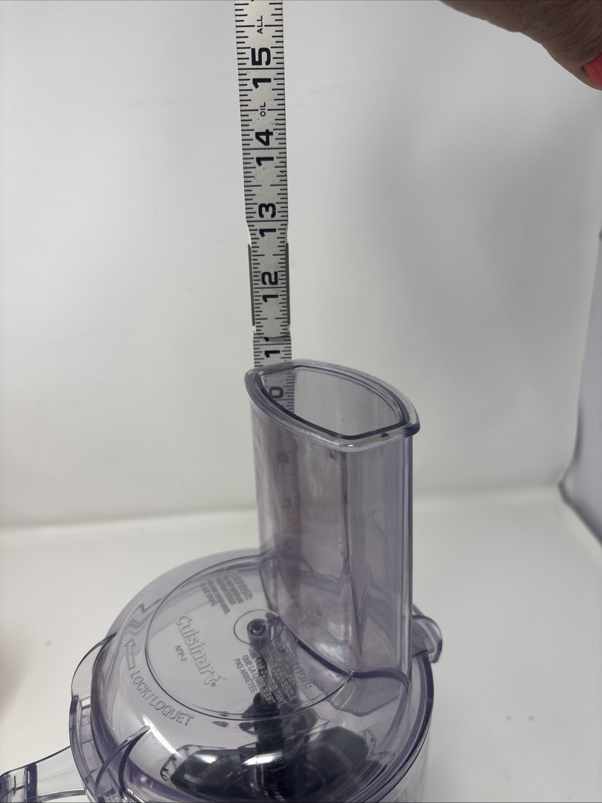 Cuisinart AFP-7 Smart Power Duet Food Processor Replacement Bowl Lid Pusher