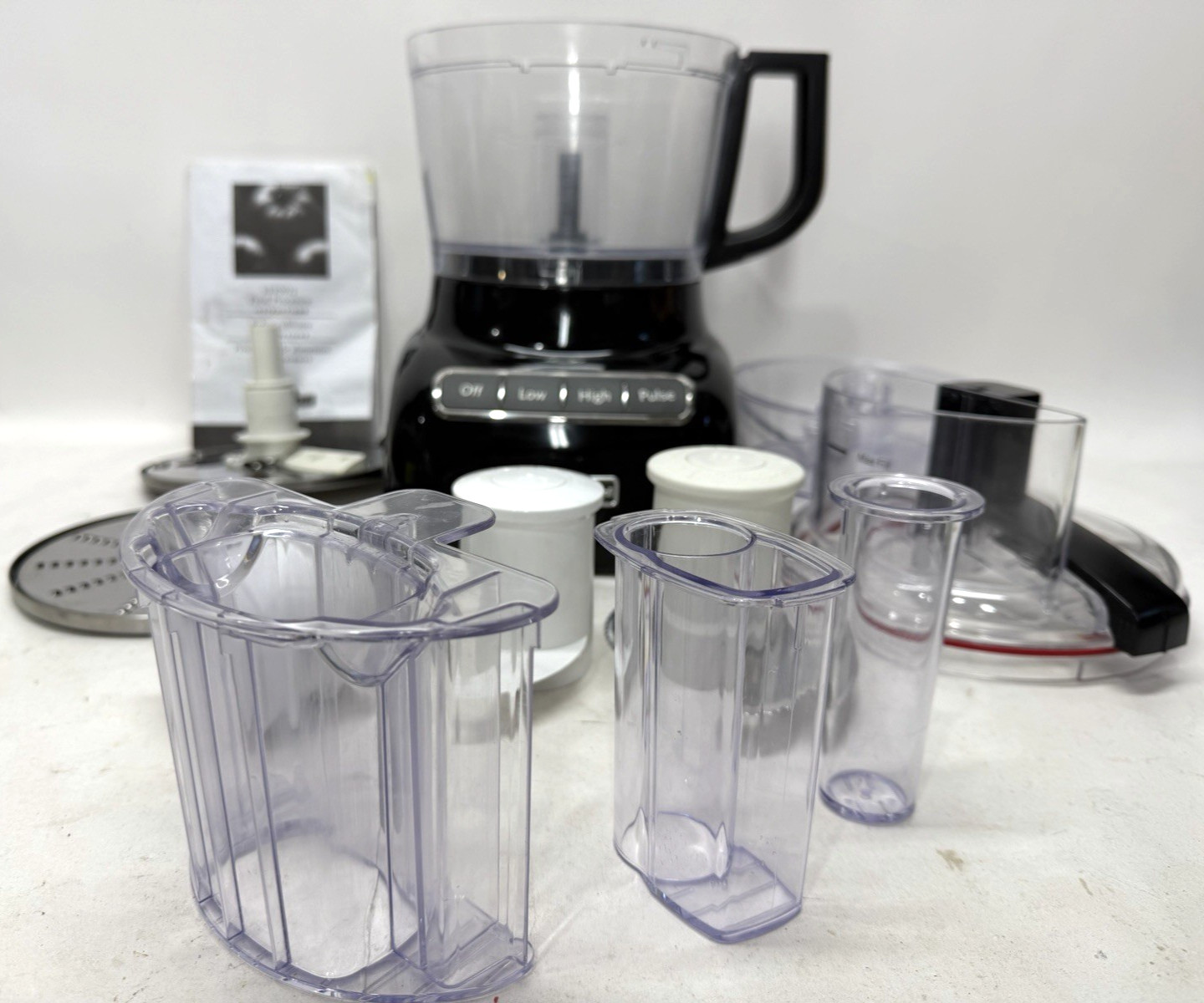 KitchenAid KFP0922OB Onyx Black 9-cup Food Processor, Complete set, Good Working