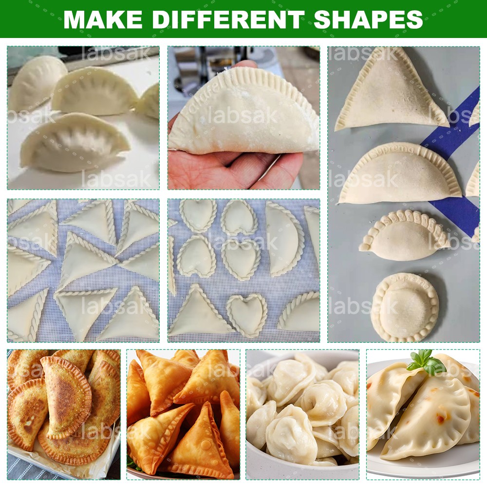 Commercial Dumpling Maker Stainless Steel Samosa Empanada Gyoza Machine Kitchen