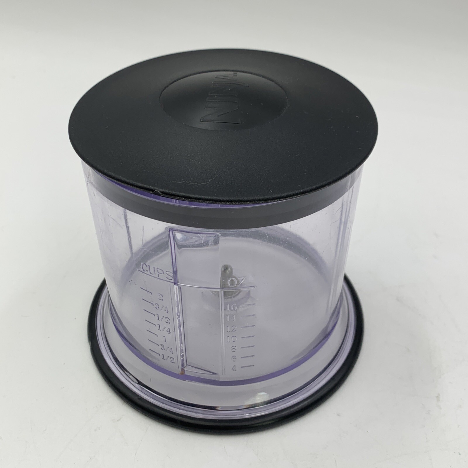 Ninja Food Processor Master Prep 16 oz 2 Cup Replacement Bowl w/Top, No Blade
