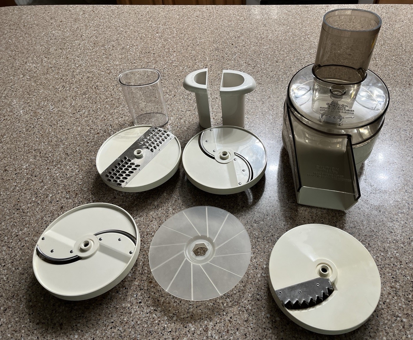 Oster Kitchen Center Food Processor Unit Accessory Attachment with 4 Blades