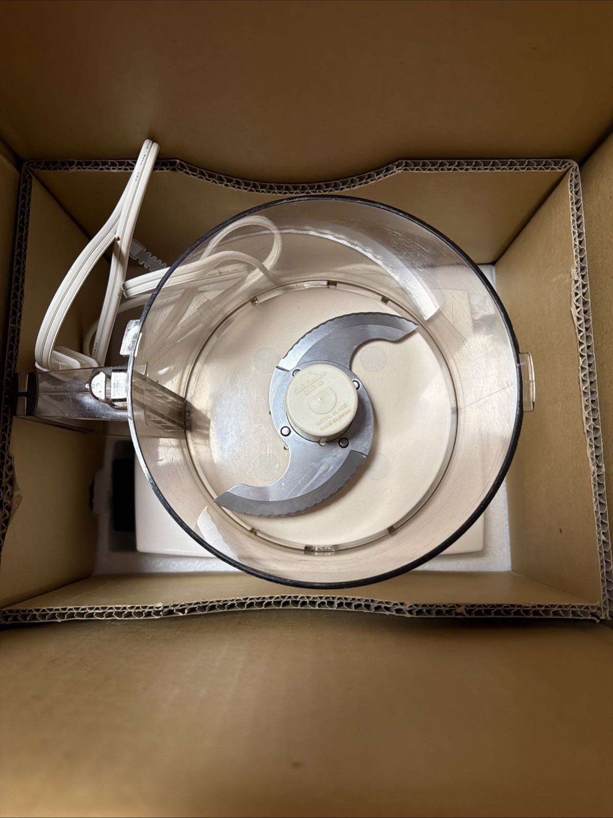 Cuisinart Pro Classic 7-Cup Food Processor DLC-10 Plus White w/ Box & Manual 80s