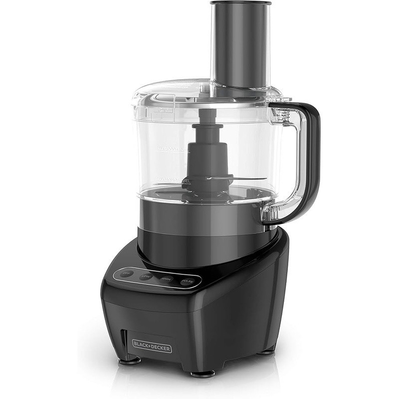 8 Cup Food Processor Easy Assembly S Blade Touchpad Controls Slice Shred New