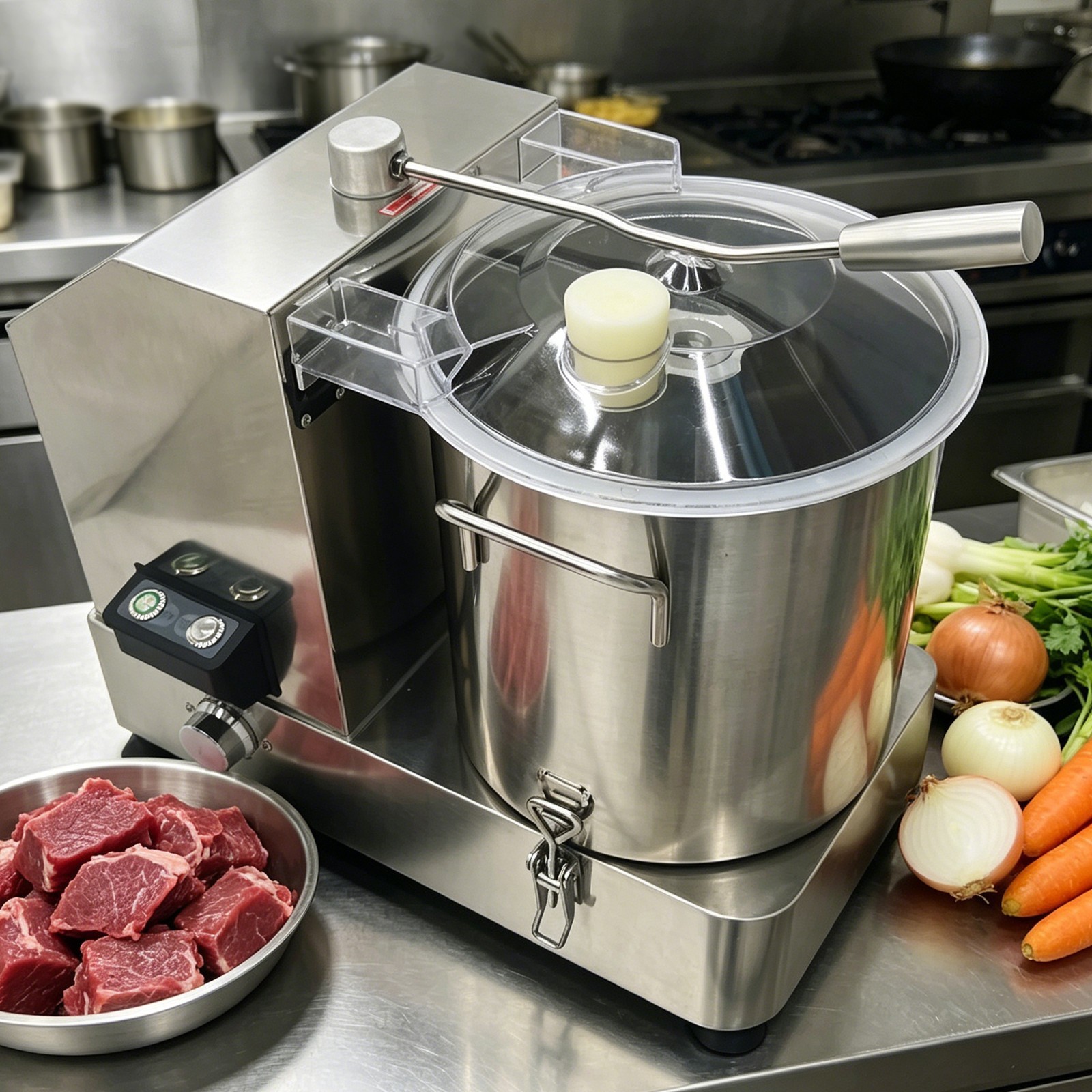 110V 12L Meat and Vegetable Blender Commercial Multifunction Food Shredder