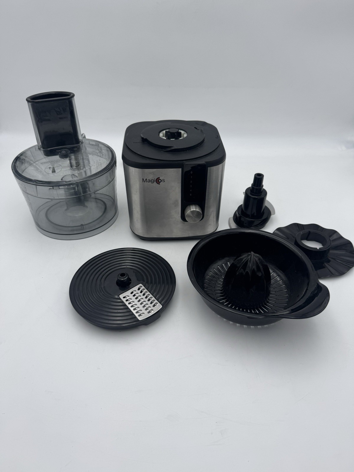 MagiCos Stainless Steel Food Processor FP415 Parts Tested Works Read