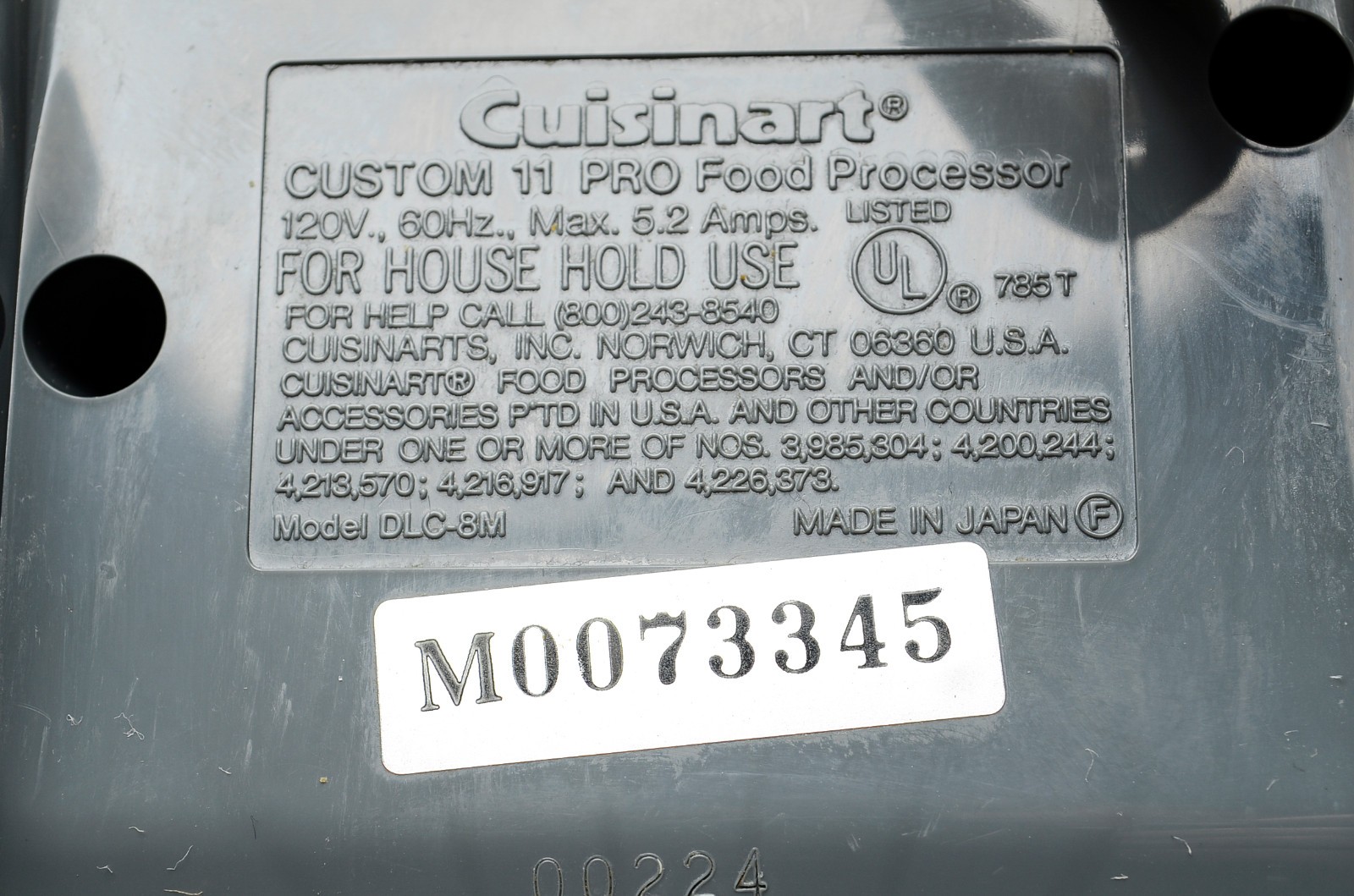 Cuisinart DLC-8M Pro Custom 11 Food Processor Motor Base Replacement See Video