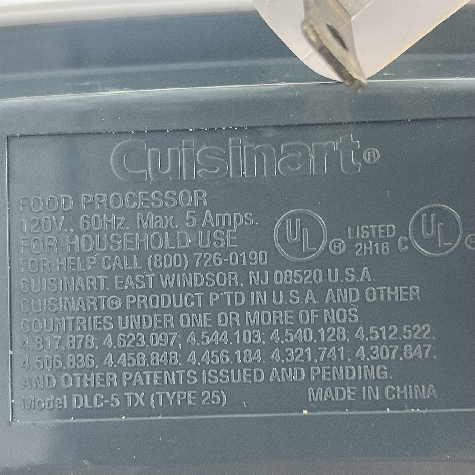 Cuisinart Classic Food Processor DLC-5 TX Type 25 Complete – Tested