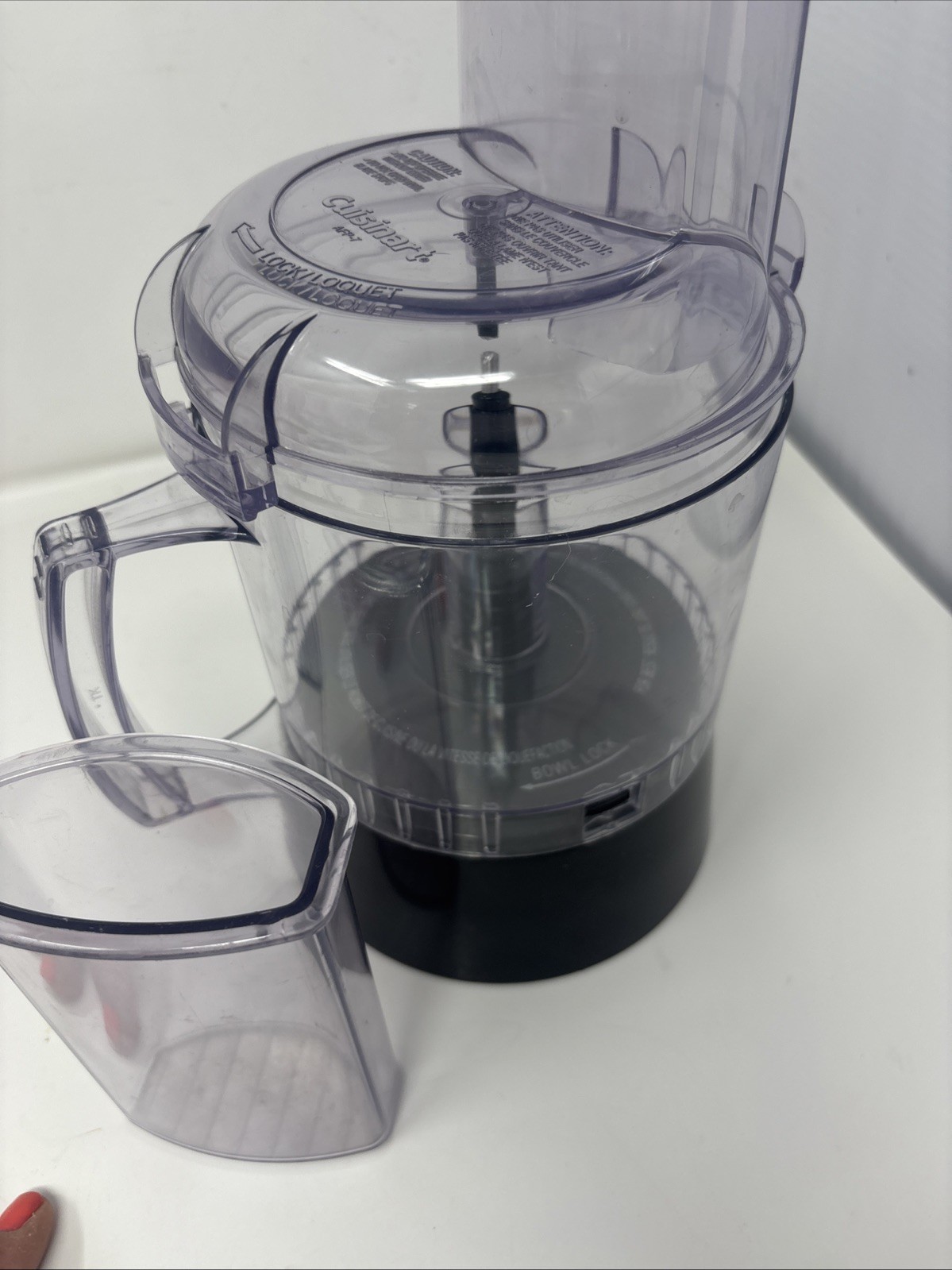 Cuisinart AFP-7 Smart Power Duet Food Processor Replacement Bowl Lid Pusher