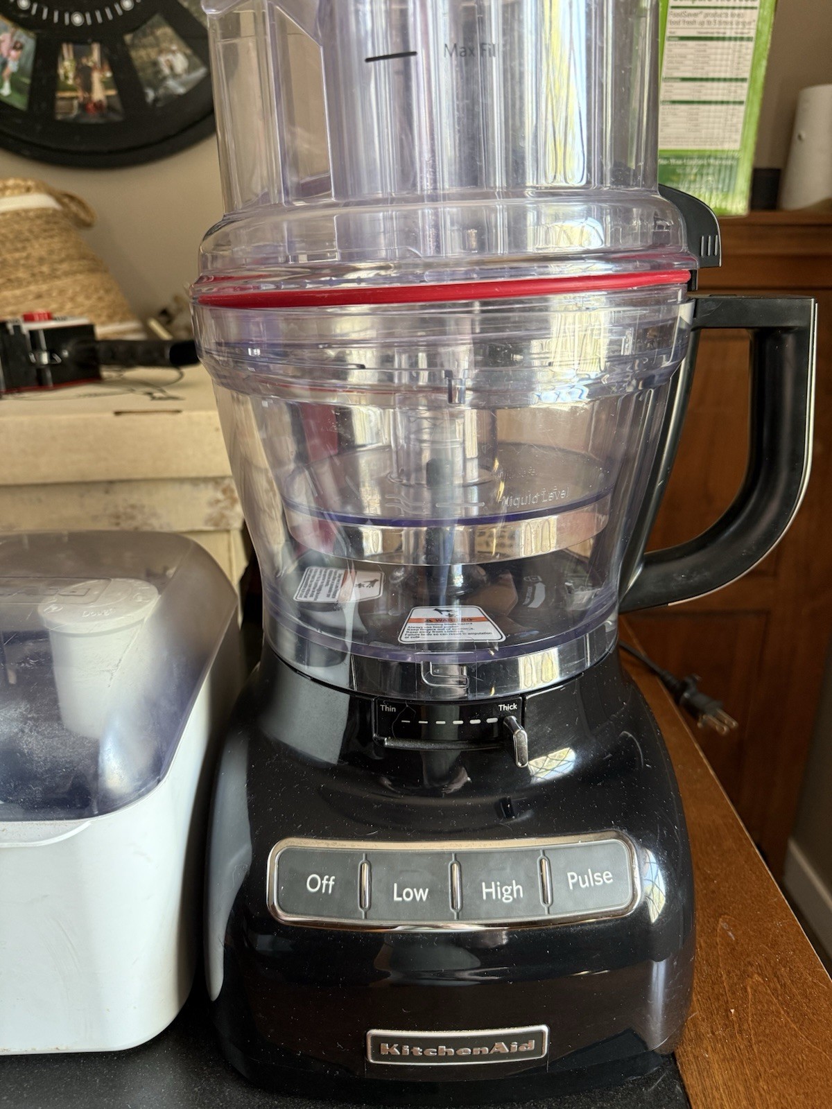 KitchenAid 13 Cup Ultra Wide Mouth Food Processor, Espresso (Used)