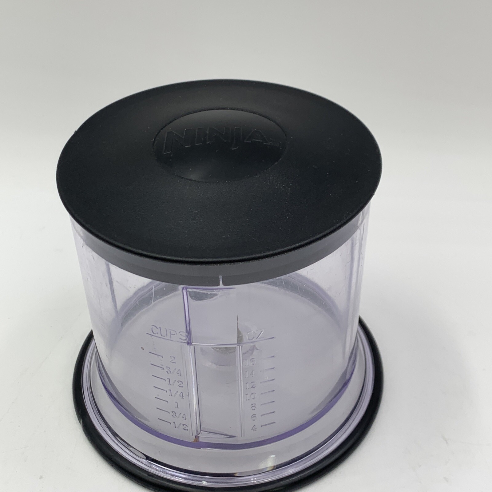 Ninja Food Processor Master Prep 16 oz 2 Cup Replacement Bowl w/Top, No Blade