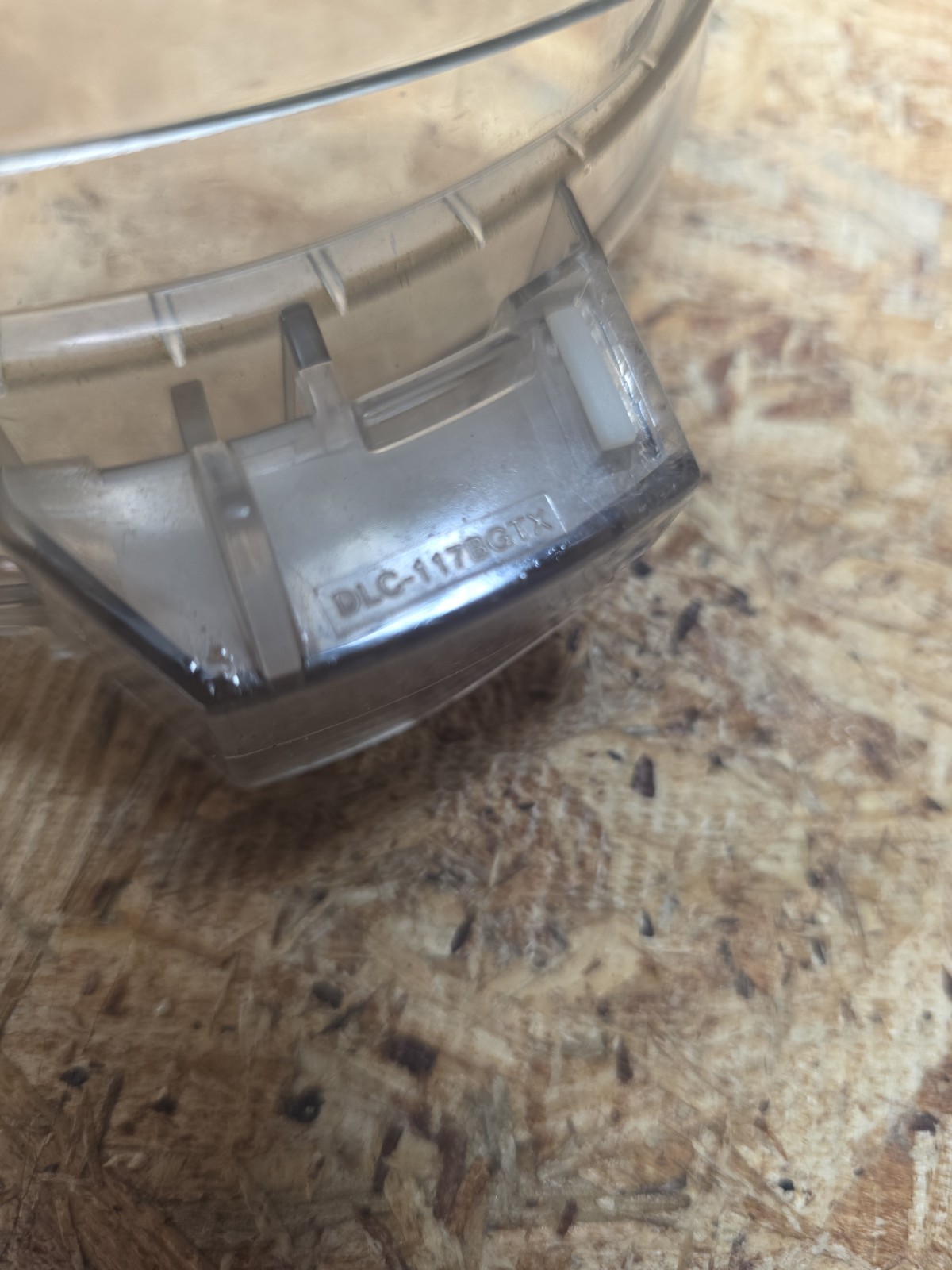 Cuisinart DLC-10 Food Processor Lid Chute Part DLC-117BGTX DLC-118BGTX No Pusher