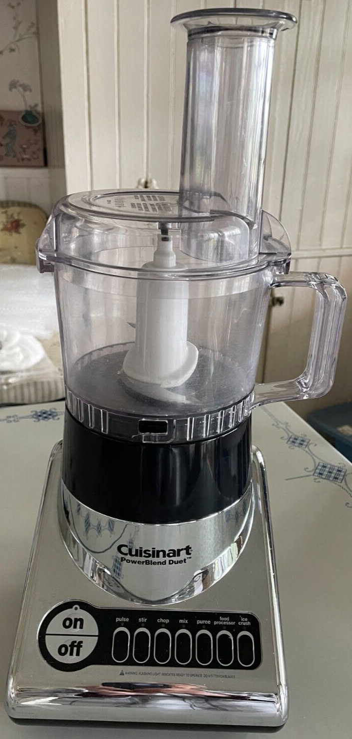 Cuisinart PowerBlend Food Processor BFP-10CH Chrome VIDEO- READ DESCRIPTION