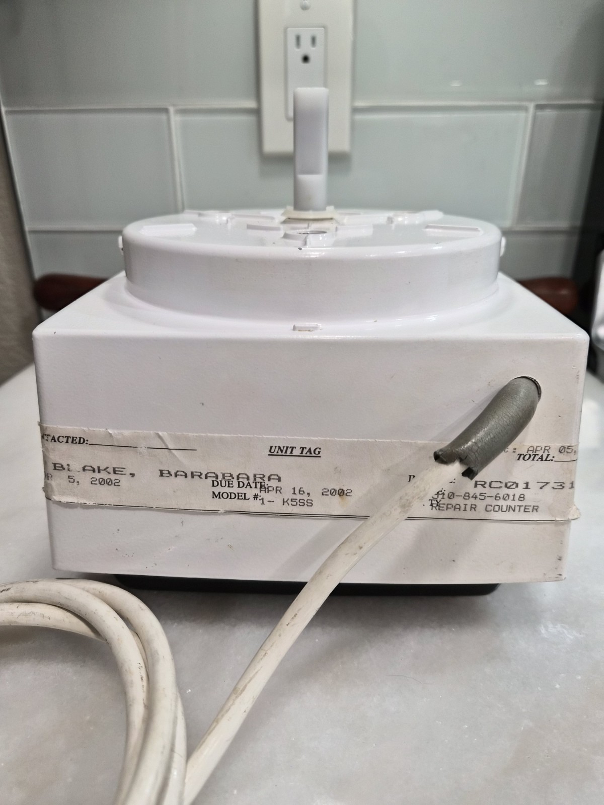 VTG Cuisinart Food Processor Original Model CFP 5A Made in France Tested Works