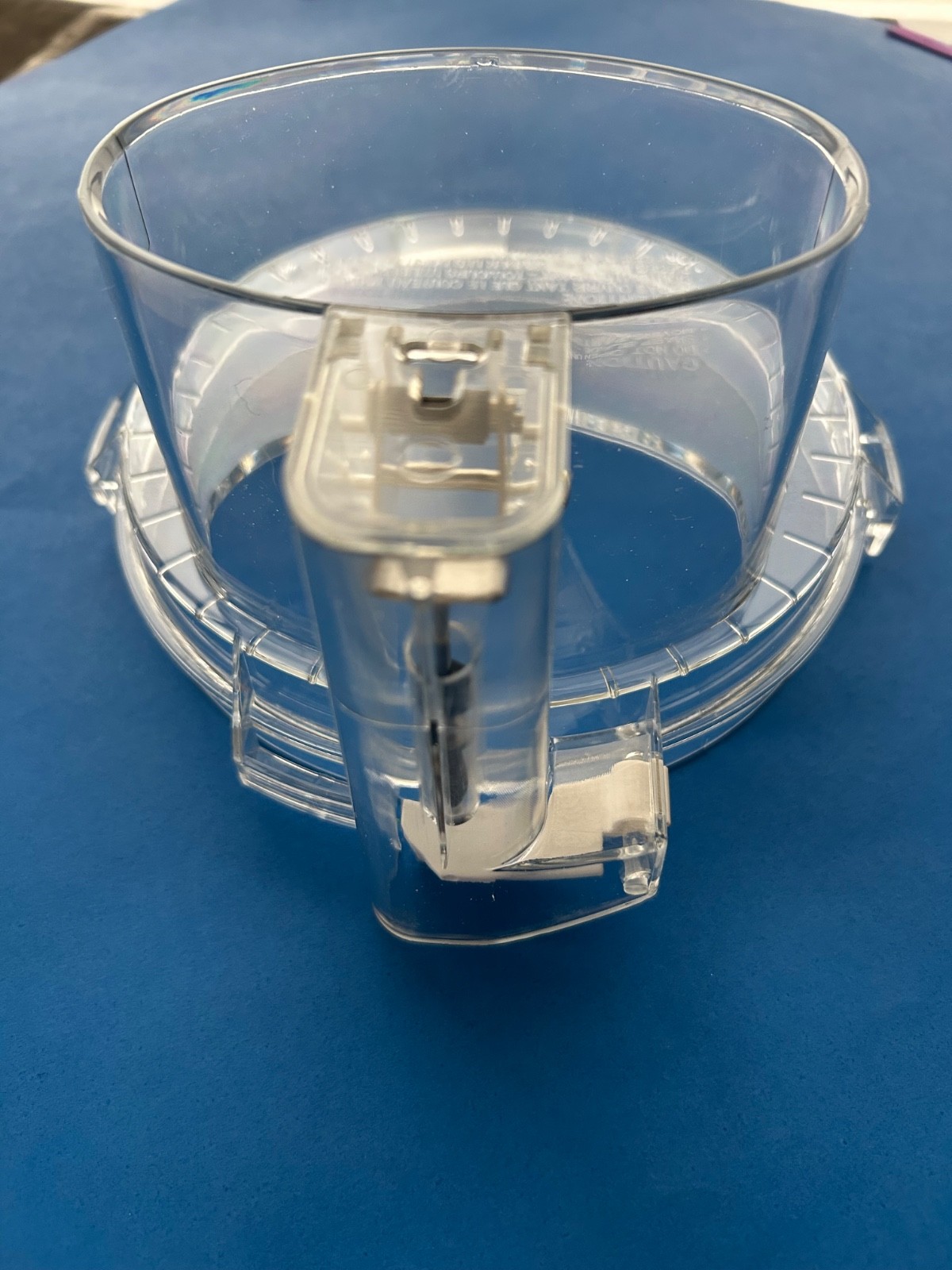 Generic food processor bowl cover WITH 4 TABS—fits some models of Cuisinart
