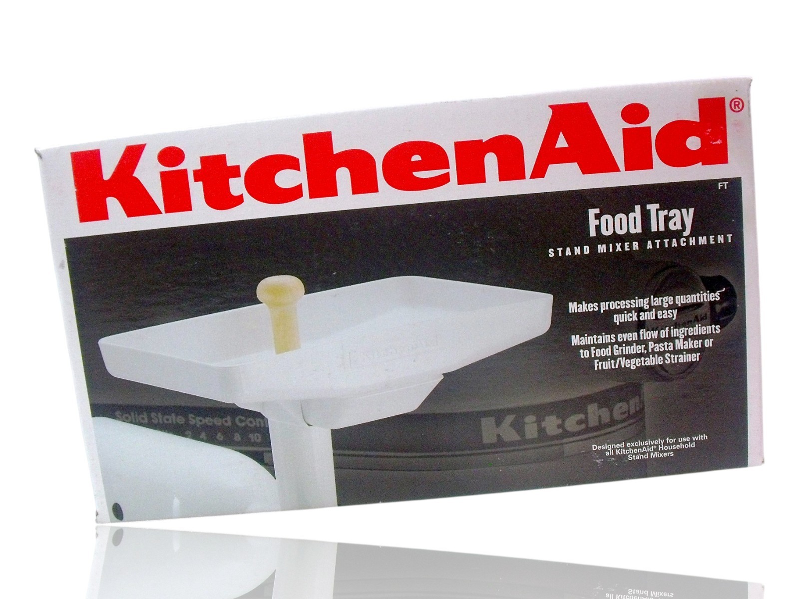 KitchenAid #FT – FGA (Food Tray Attachment) Food Grinder Mixer Accessory, NEW