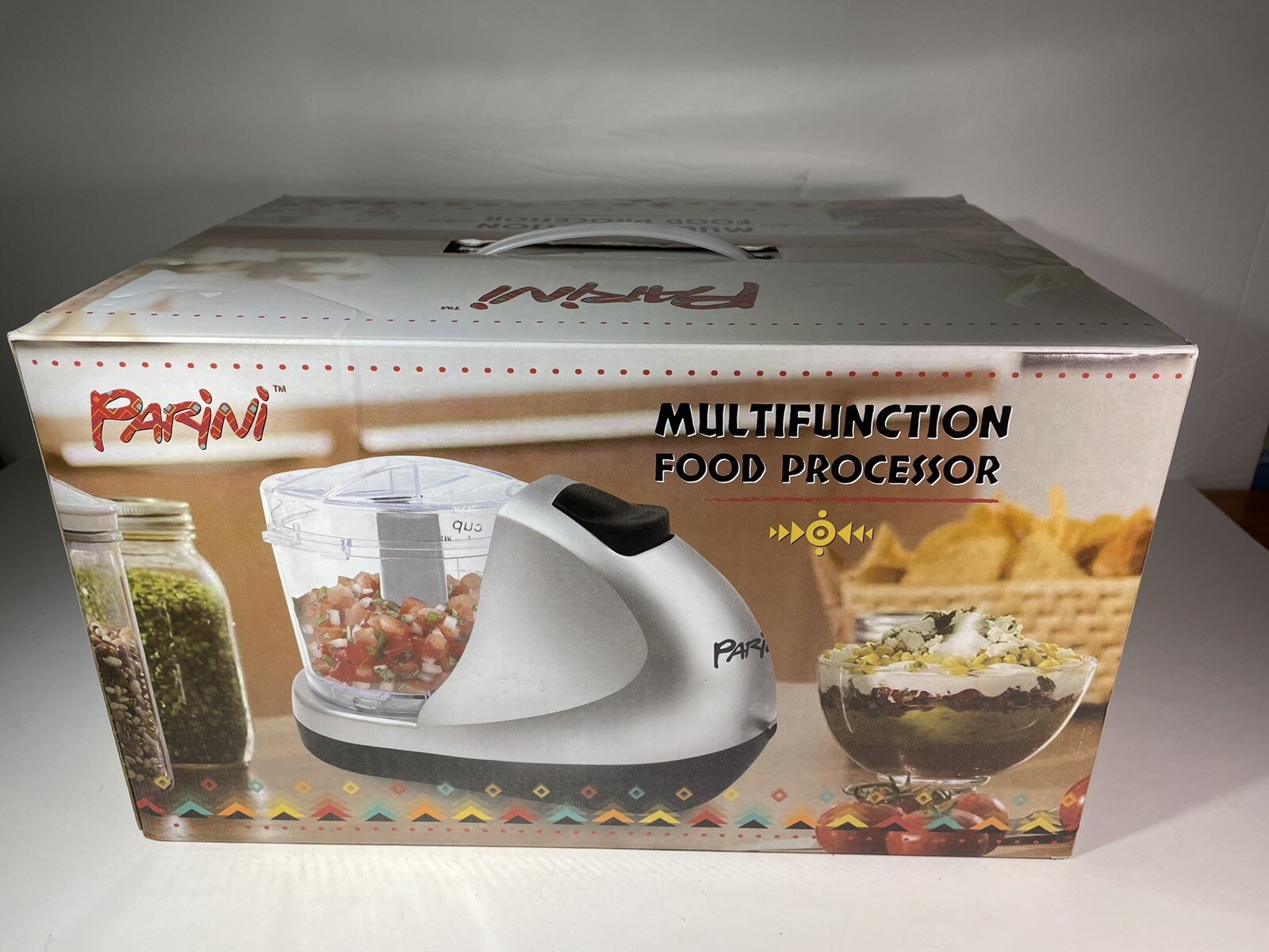 Parini Multifunction Food Processor/Blender NDJ-208 CHOPS/DICES/SHREDS NOB