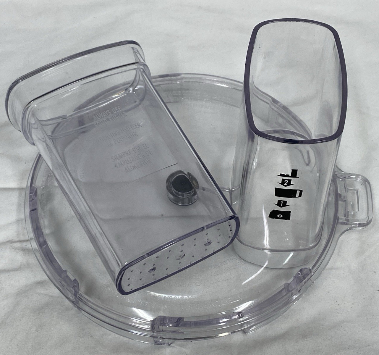 REPLACEMENT LID & PUSHER for Hamilton Beach 8 Cup Capacity Food Processor 70740G