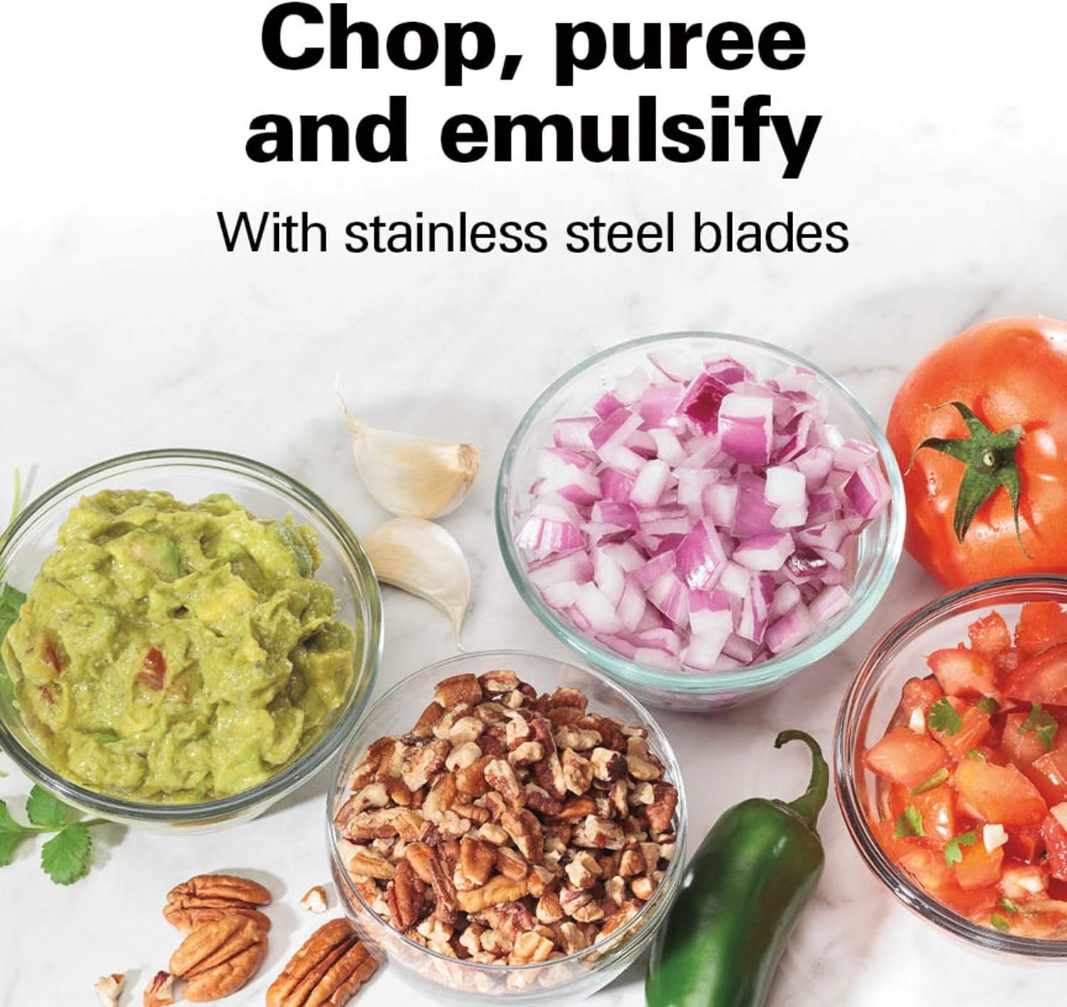 Electric Vegetable Chopper and Mini Food Processor