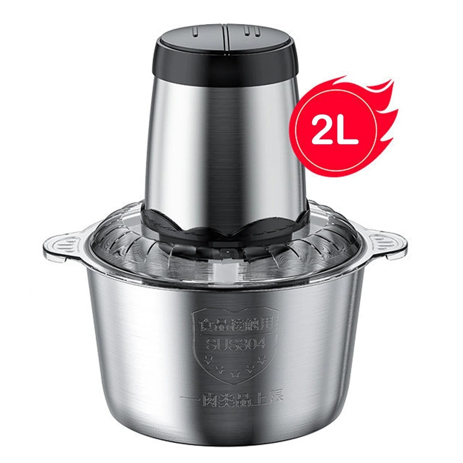 2L Electric Meat Grinder Food Processor Fruits Blender Veg Chopper Sausage Maker