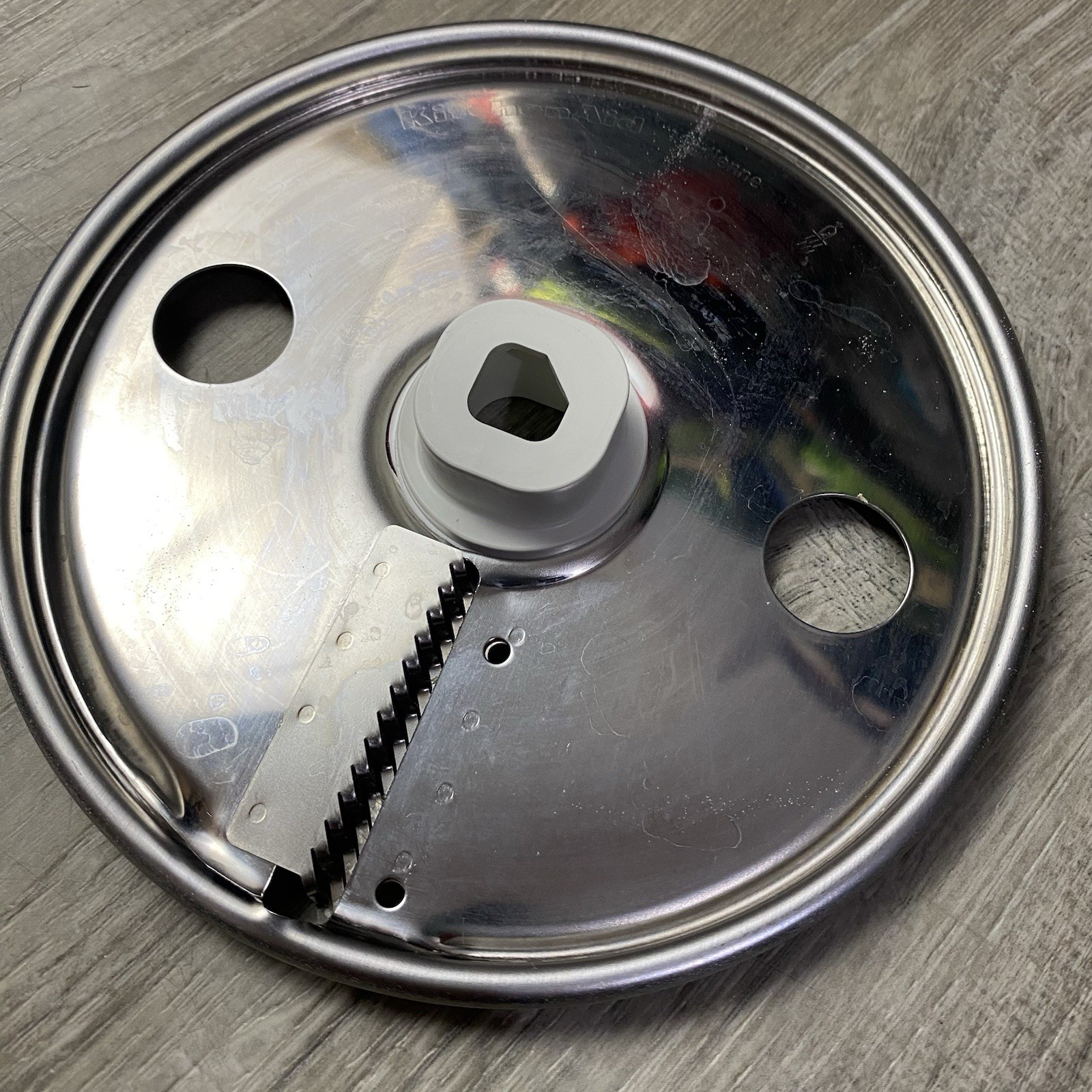 KitchenAid KSM2FPA Food Processor Blades 7 Piece Disk Set & Storage Case 526840
