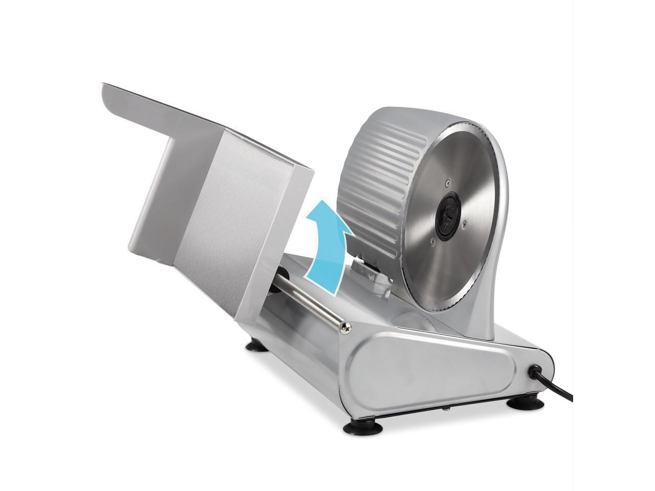 Weston 61-0750-W Silver 7.5″ Meat Slicer
