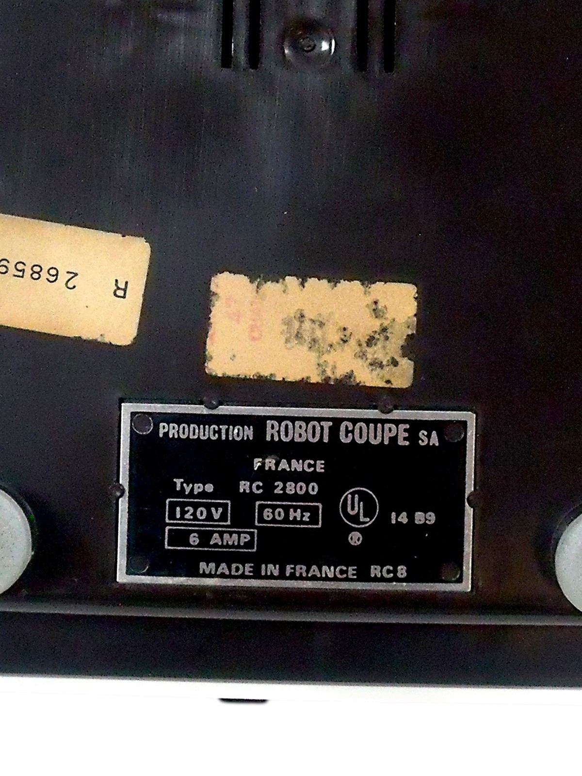 Robot Coupe Model RC 2800 Food Processor «Base Only» White Made in France Tested