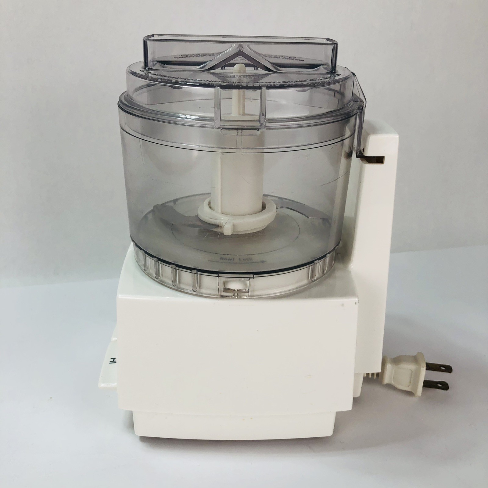 Cuisinart Mini-Prep Food Processor DLC-1 21 oz White 250 Watt VTG Tested Works