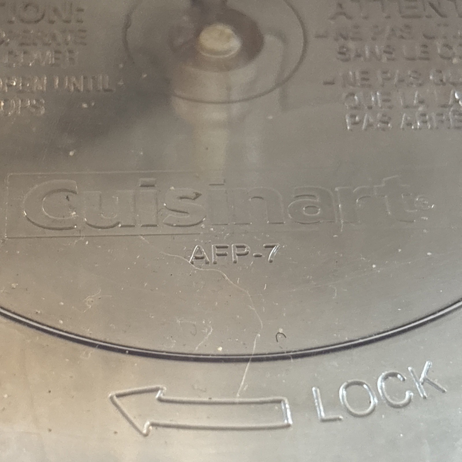 Cuisinart Smart Power Duet AFP-7 Replacement AFP-CVR Lid Only