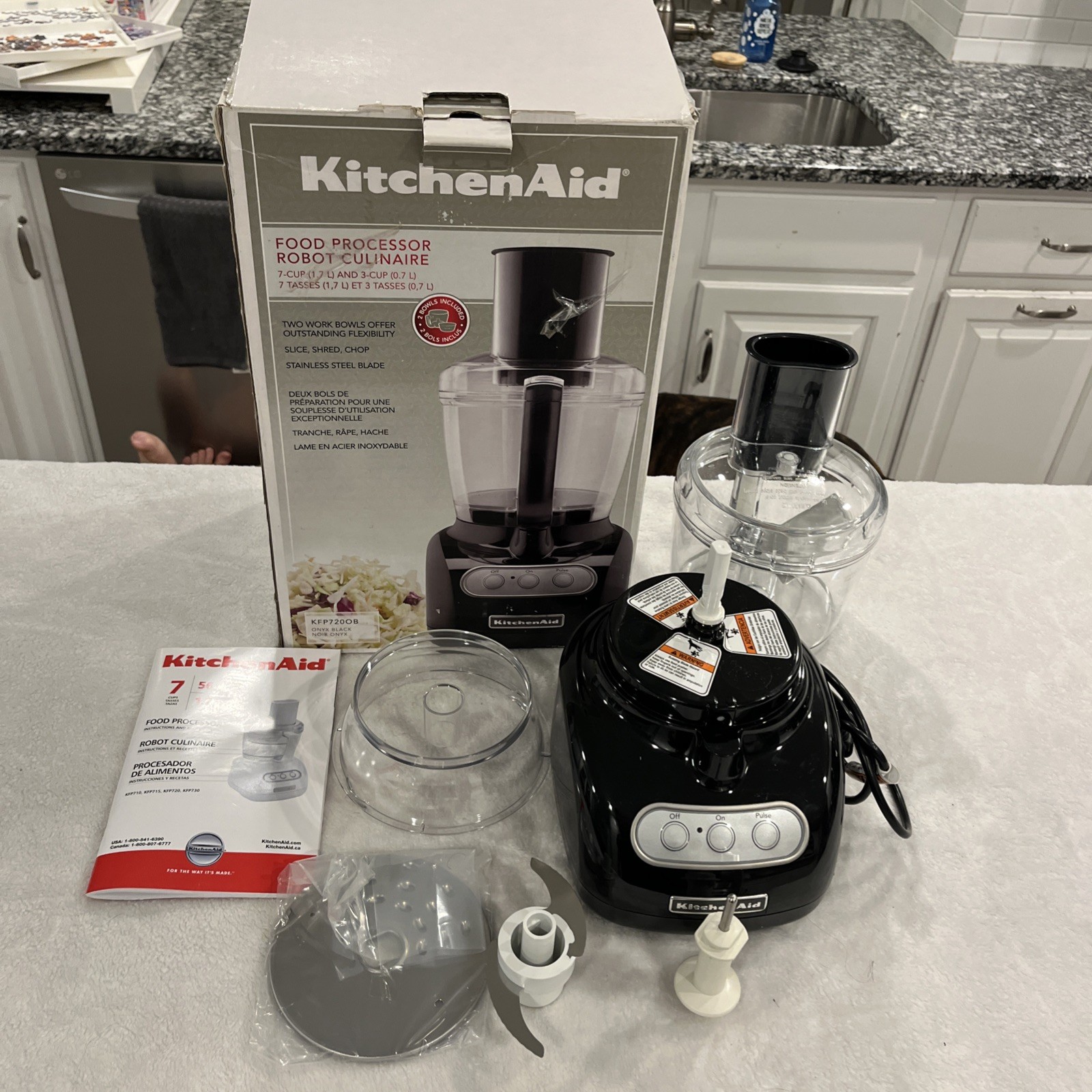 Kitchen Aid 7 Cup Food Processor Plus – Black Onyx KFP7200B Kitchen Tool