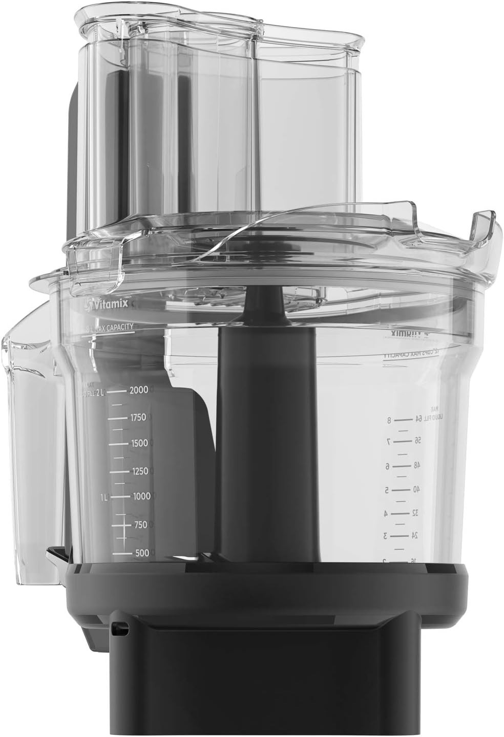 12-Cup Food Processor Attachment with SELF-DETECT, BPA-Free, with Multi-Use Blad