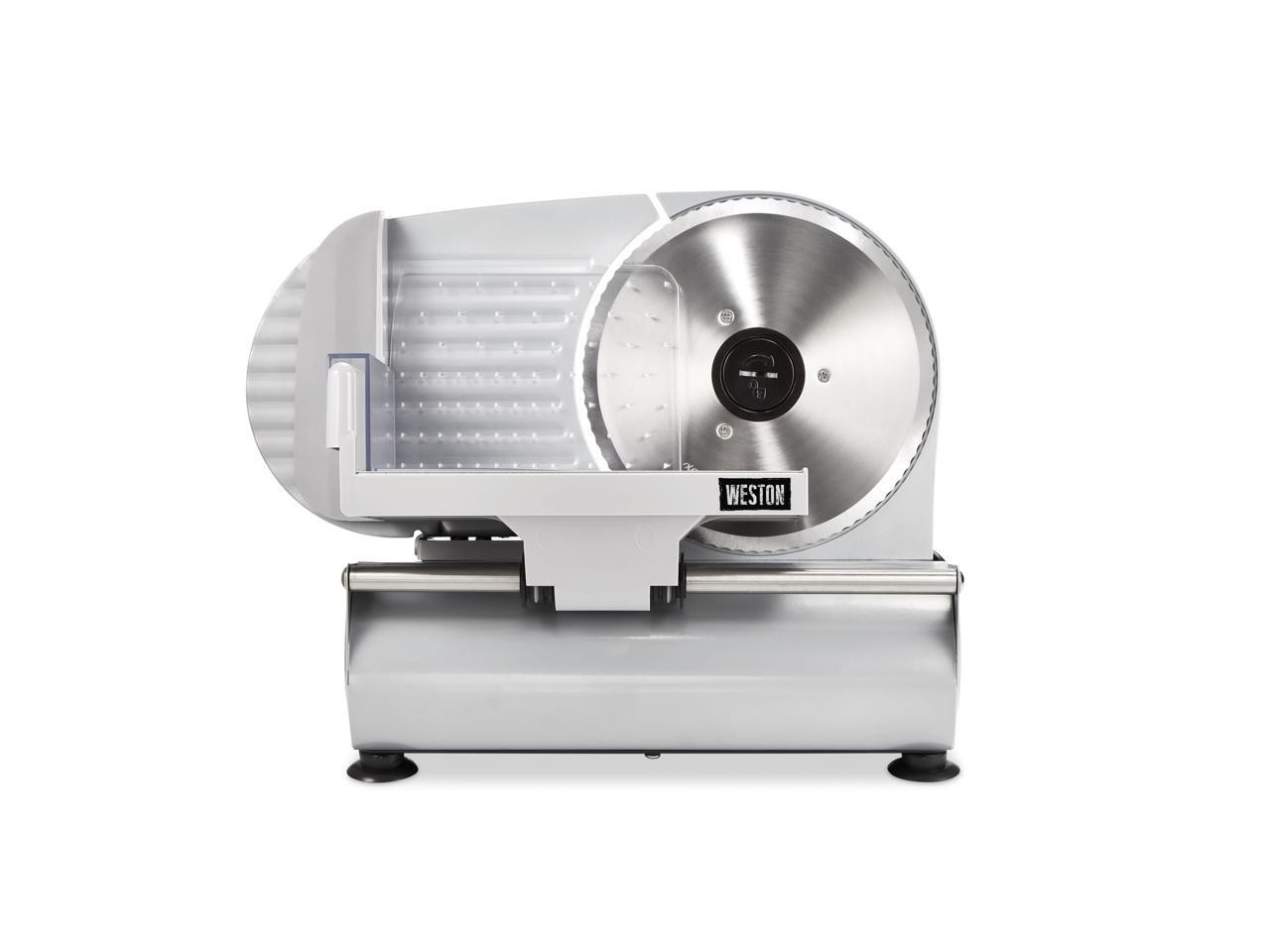 Weston 61-0750-W Silver 7.5″ Meat Slicer