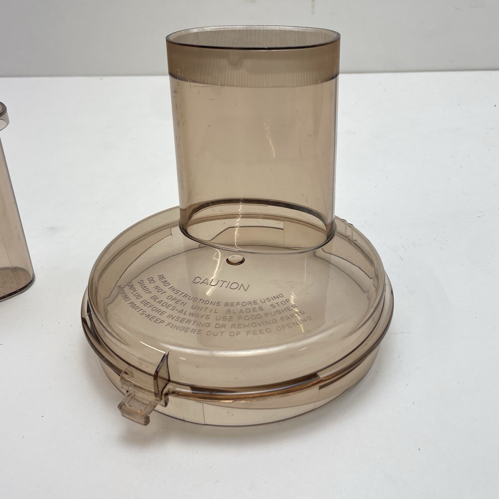 Moulinex Regal La Machine I V813 Food Processor Work Bowl Lid Amber Food Pusher