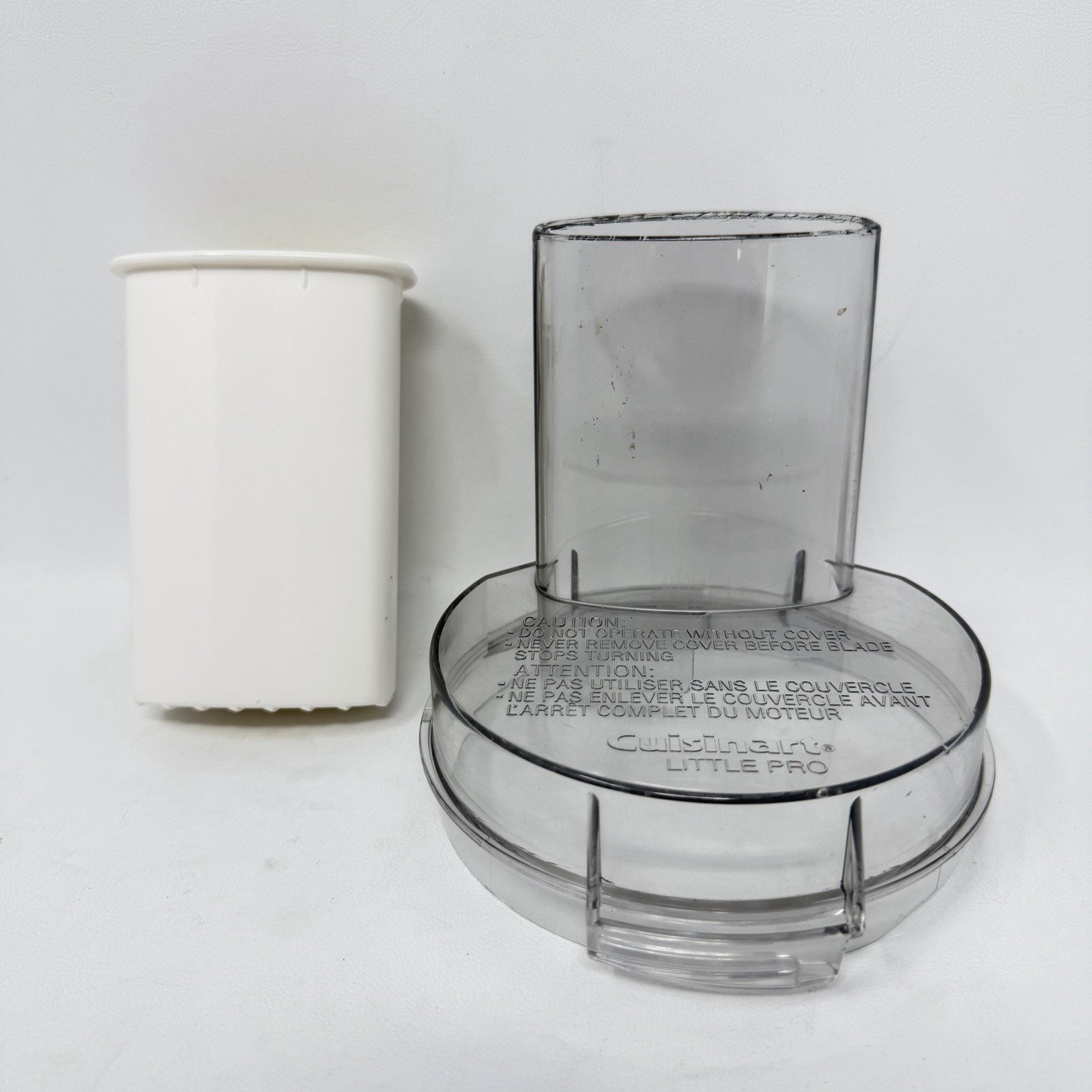 Cuisinart Little Pro Plus TX Processor Replacement Lid & Food Pusher DLC-504TX