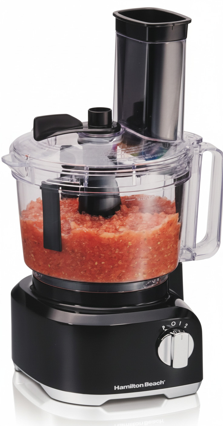 Hamilton Beach Model 70743G 8 Cup Food Processor w/Bowl Scrapper – Open Box