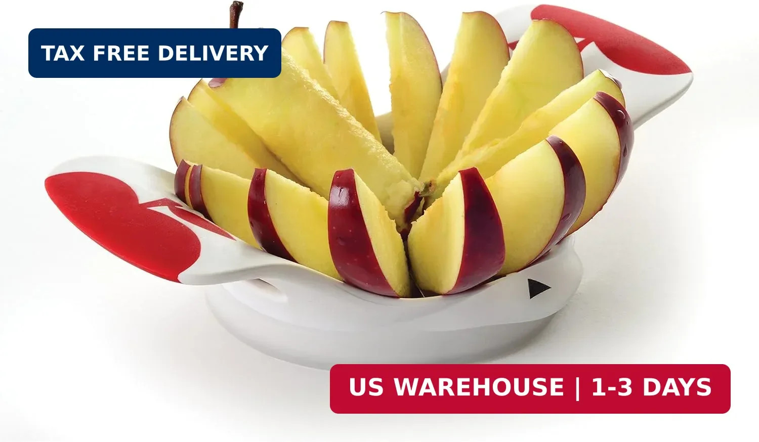 NORPRO NOR-5133 Grip-Ez Fruit Wedger 16 Slice with BSE , White