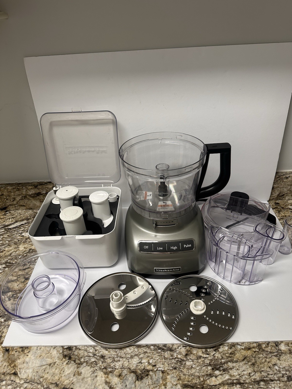 KitchenAid 13‑Cup Food Processor w/ Blades & Accessories KFP1333