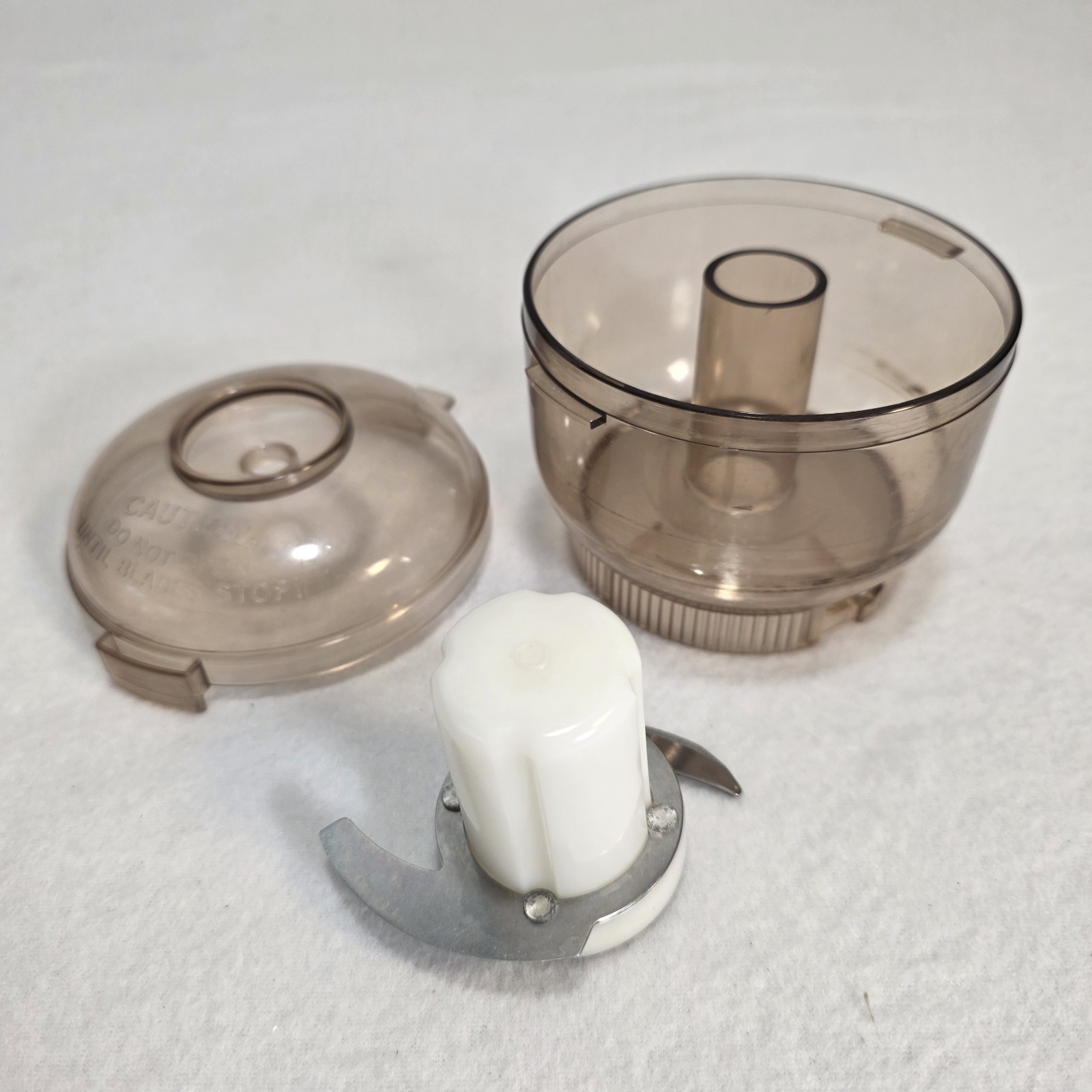Mini Sunbeam Oskar Jr Chopper Plus 4816-9 14131 Clear Bowl Lid & Blade