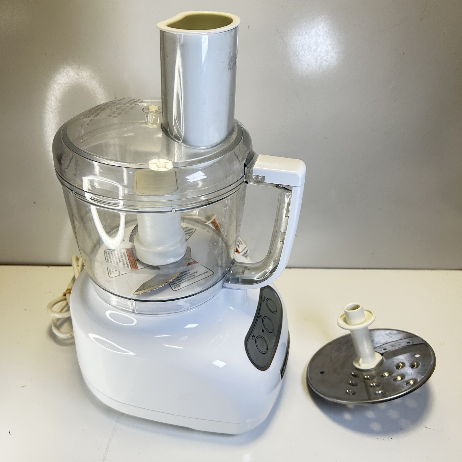 KitchenAid Food Processor KFP715WH2 White All Parts Included Works Great