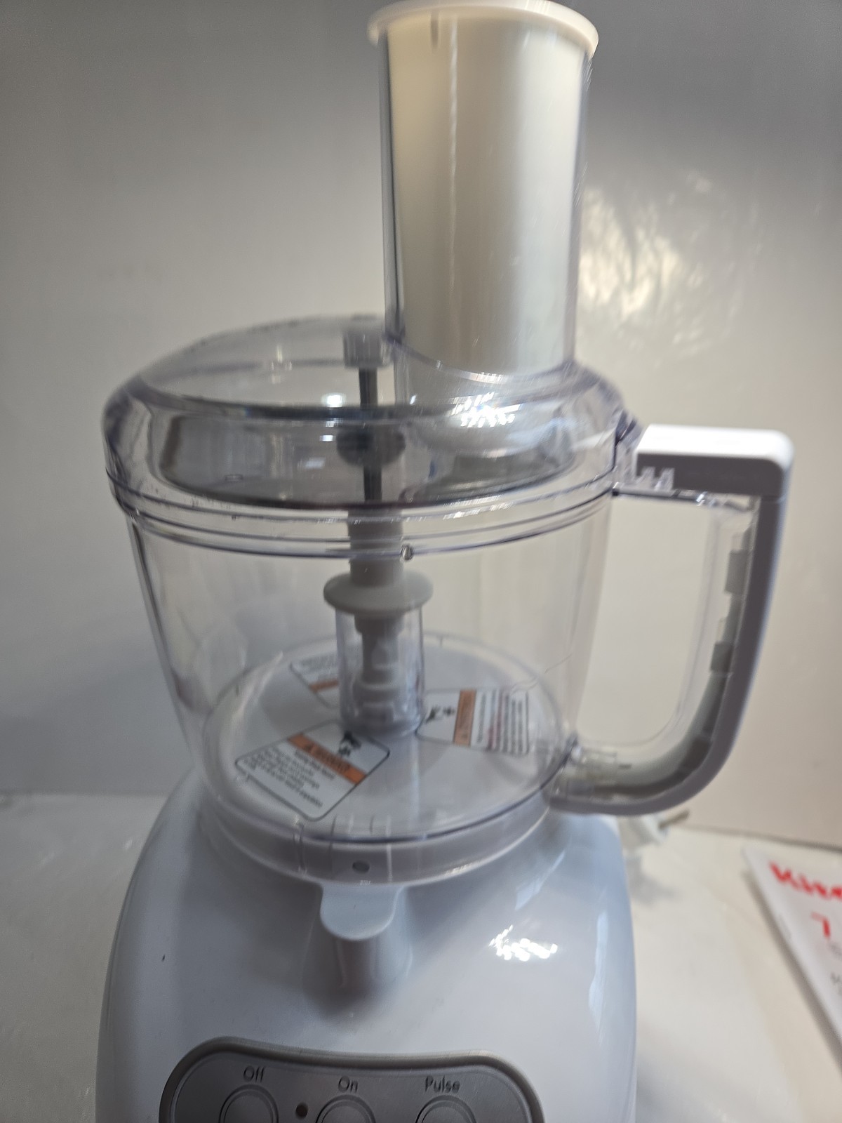 White Kitchen Aid Household Food Processor- Model KFP715WH2